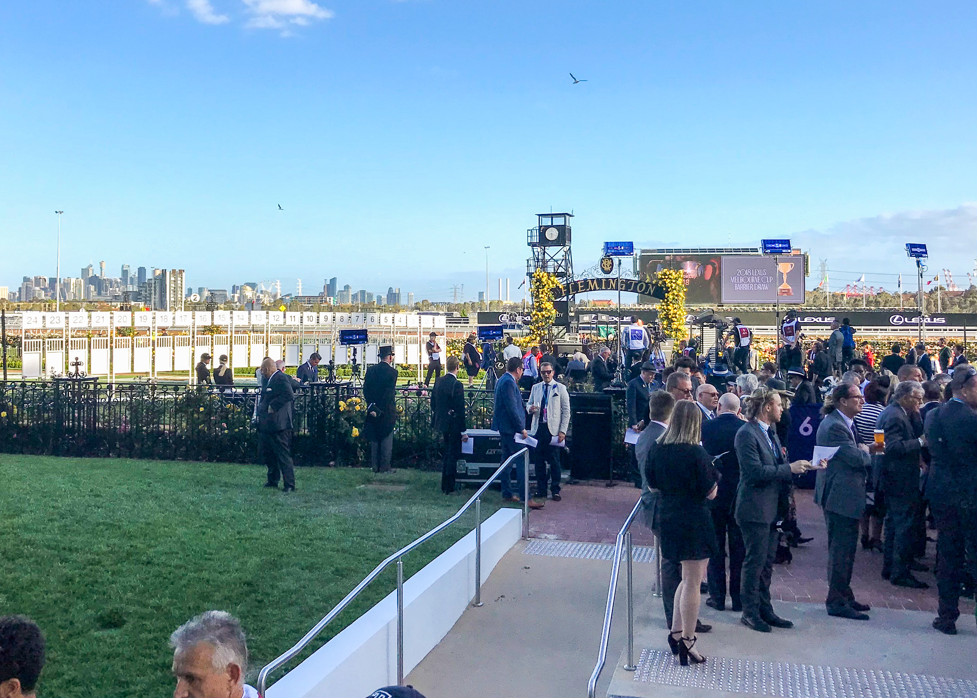 Melbourne Cup Barrier Draw design&deliver